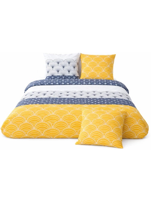 Juego de cama SOL Gráfico - 100% algodón - Kiabi Juego de cama SOL Gráfico - 100% algodón - Kiabi