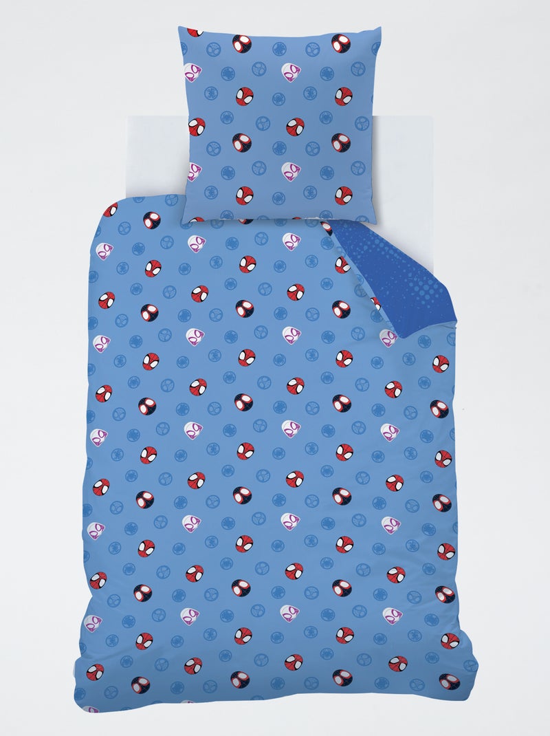 Juego de cama "Spidey" - 1 persona Azul - Kiabi