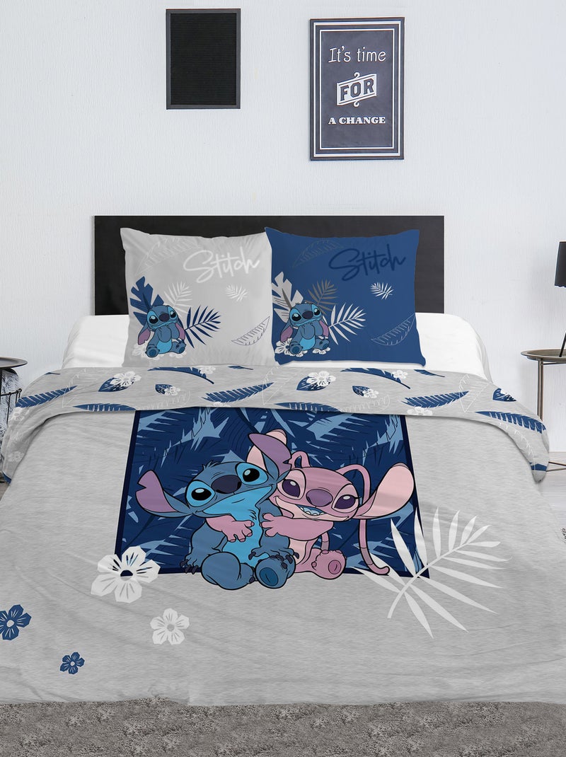 Juego de cama 'Stitch' - Doble Azul - Kiabi
