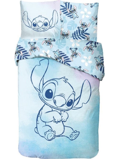 Juego de cama stitch adorable 140x200 cm - funda nórdica infantil - Kiabi Juego de cama stitch adorable 140x200 cm - funda nórdica infantil - Kiabi