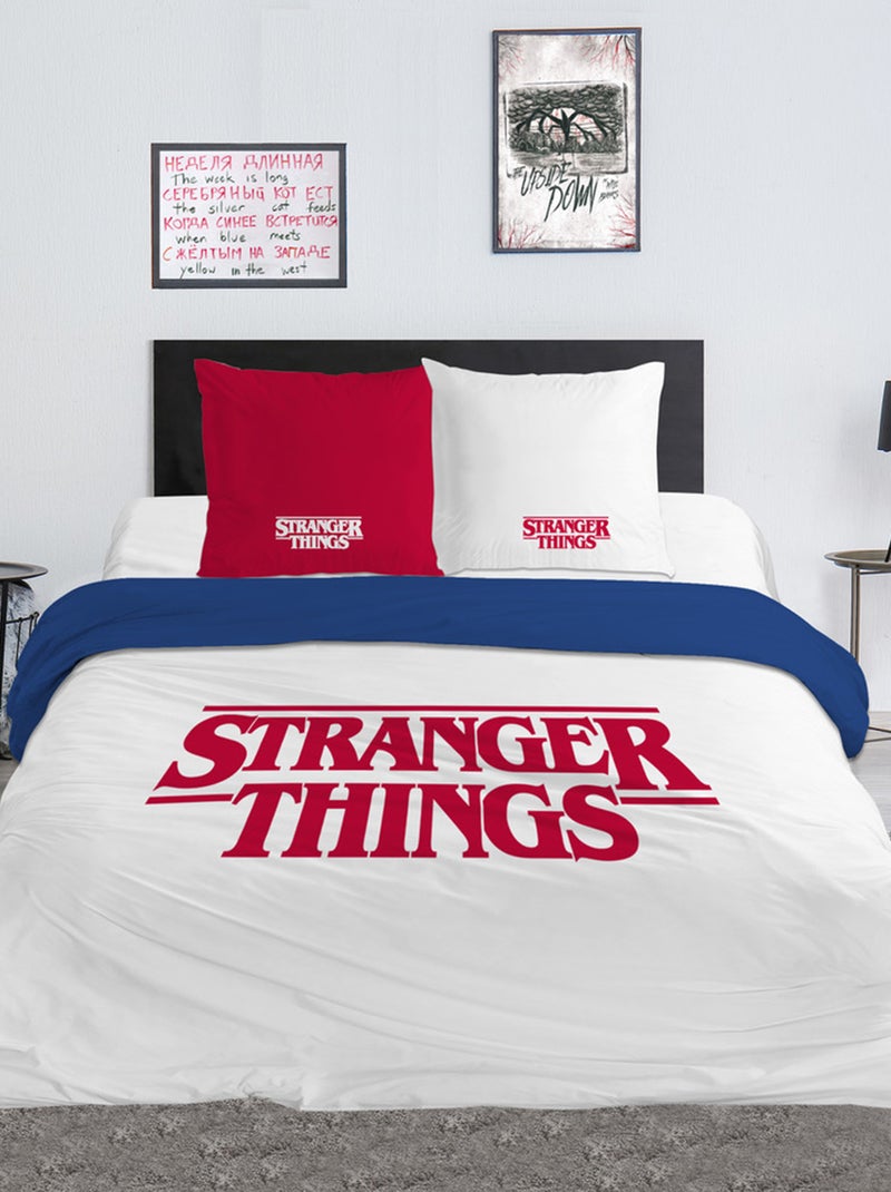 Juego de cama 'Stranger Things' - Doble blanco - Kiabi