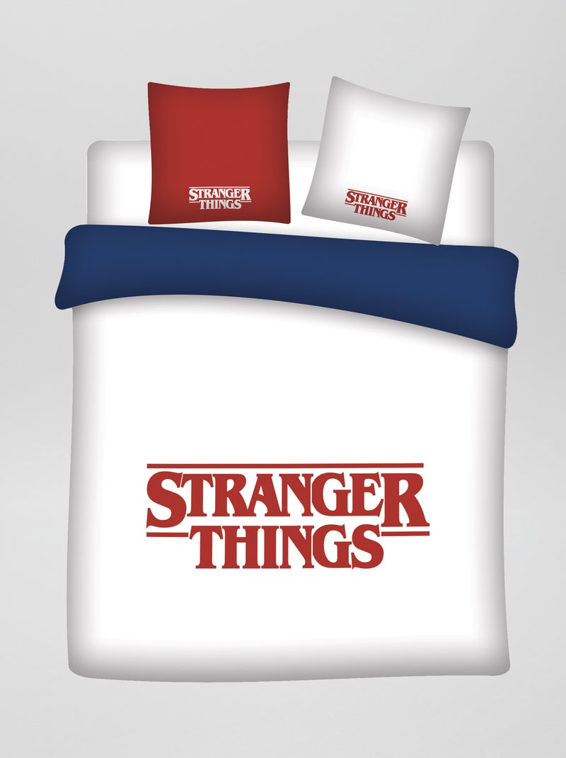 Juego de cama 'Stranger Things' - Doble blanco - Kiabi