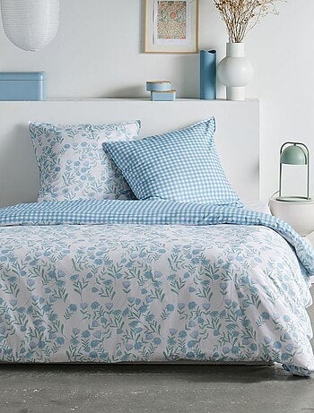 Juego de cama vichy reversible - 2 personas