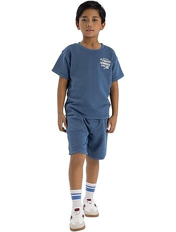 Juego de camiseta y shorts diseño tennis niños - minoti