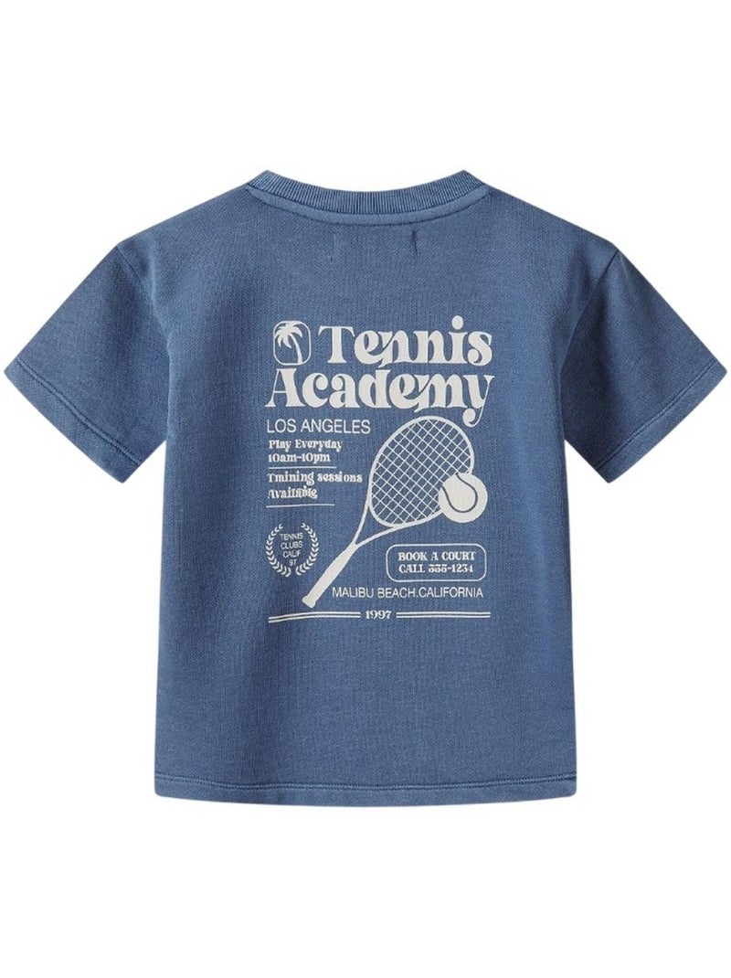 Juego de camiseta y shorts diseño tennis niños - minoti Azul - Kiabi