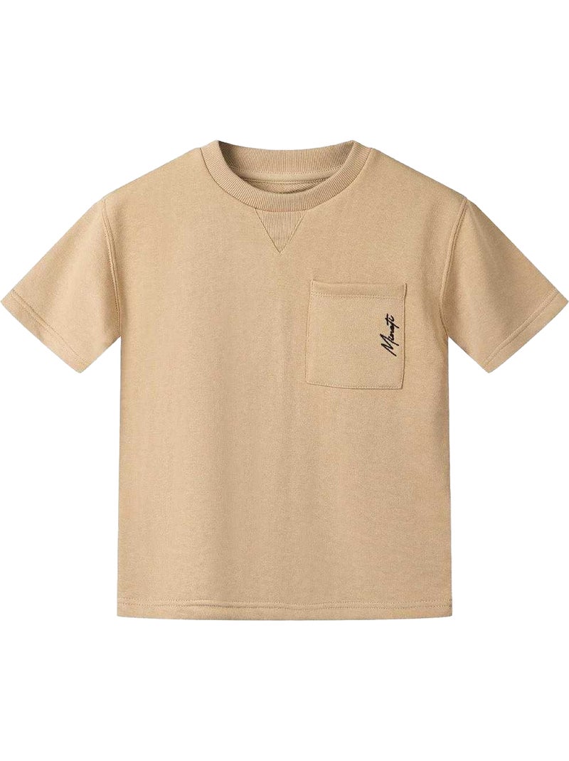 Juego de camiseta y shorts diseño texto niños - minoti Beige - Kiabi