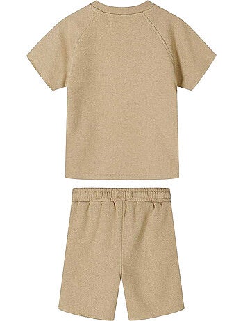 Juego de camiseta y shorts diseño texto niños - minoti