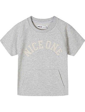 Juego de camiseta y shorts diseño texto niños - minoti
