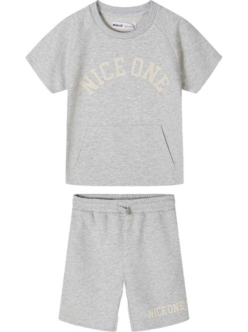 Juego de camiseta y shorts diseño texto niños - minoti - Kiabi Juego de camiseta y shorts diseño texto niños - minoti - Kiabi