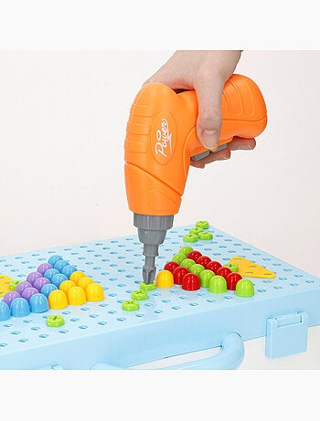 Juego de construcción maletín con taladro smart theory