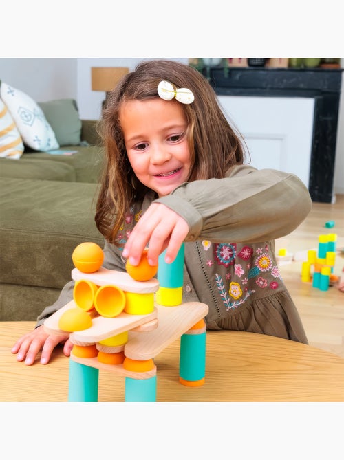Juego de construcción y equilibrio de madera stix | oppi® - Kiabi