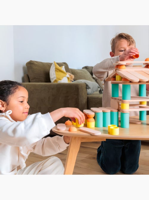 Juego de construcción y equilibrio de madera stix | oppi® - Kiabi