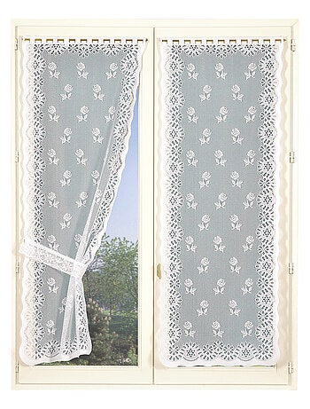 Juego de cortinas «bonne-femme» con pinzas
