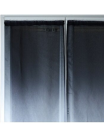 Juego de cortinas transparentes con degradado de colores