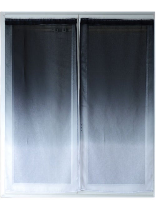 Juego de cortinas transparentes con degradado de colores - Kiabi