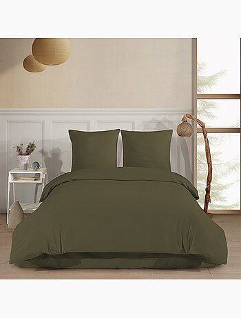 Juego de funda de edredón + 2 FA 65x65 cm franela de algodón