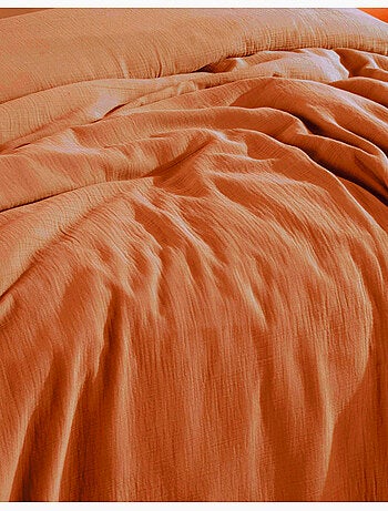 Juego de funda de edredón + 2 FA de gasa de algodón