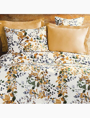 Juego de funda de edredón 240x220 cm+ 2 fundas de almohada 63x63cm de satén de algodón "Vienna