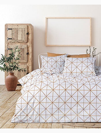 Juego de funda de edredón +funda de almohada 100% algodón