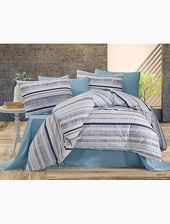 Juego de funda de edredón +funda de almohada 100% algodón