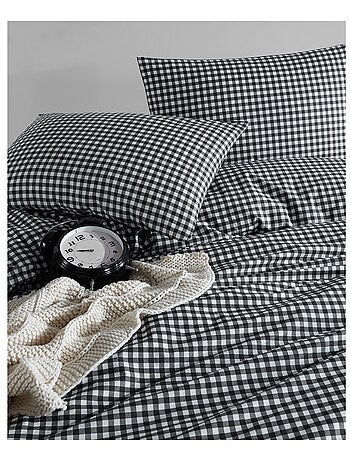 Juego de funda de edredón +funda de almohada 100% algodón