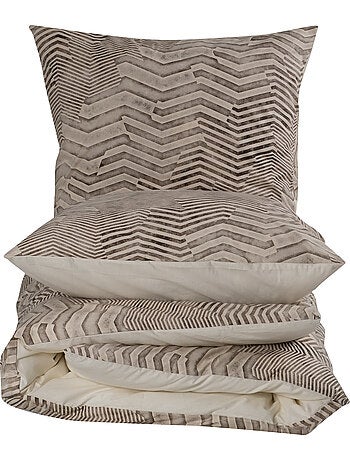 Juego de funda de edredón +funda de almohada 100% algodón "Delda