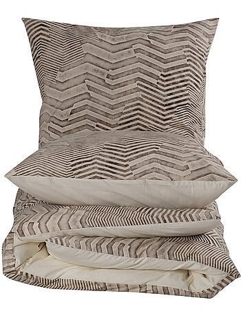 Juego de funda de edredón +funda de almohada 100% algodón "Delda