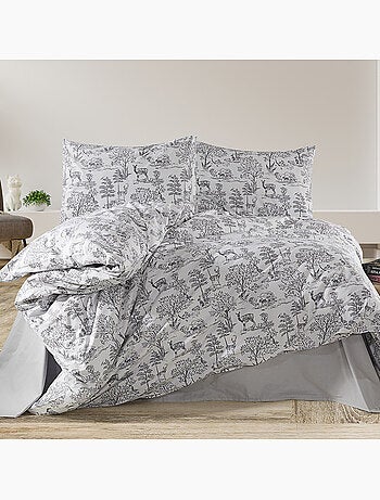 Juego de funda de edredón +funda de almohada 100% algodón