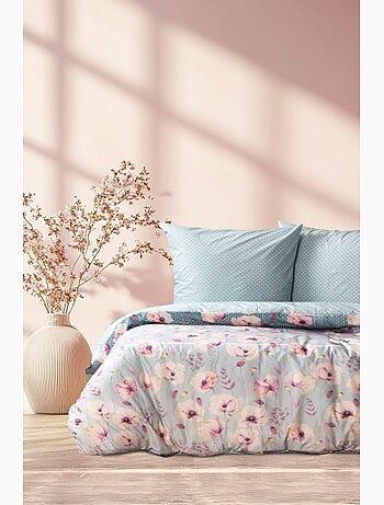 Juego de funda de edredón +funda de almohada 100% algodón "Kenz