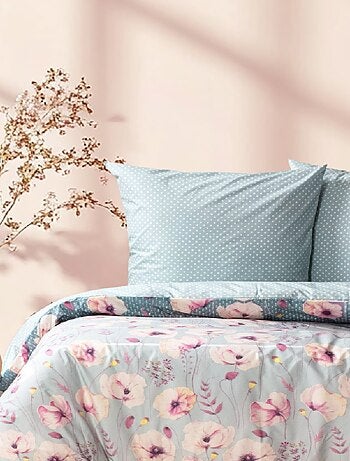 Juego de funda de edredón +funda de almohada 100% algodón "Kenz