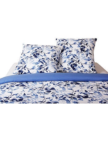 Juego de funda de edredón +funda de almohada 100% algodón "Leaves