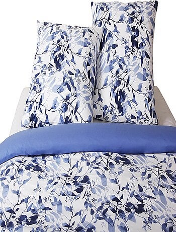 Juego de funda de edredón +funda de almohada 100% algodón "Leaves