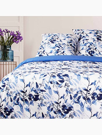 Juego de funda de edredón +funda de almohada 100% algodón "Leaves