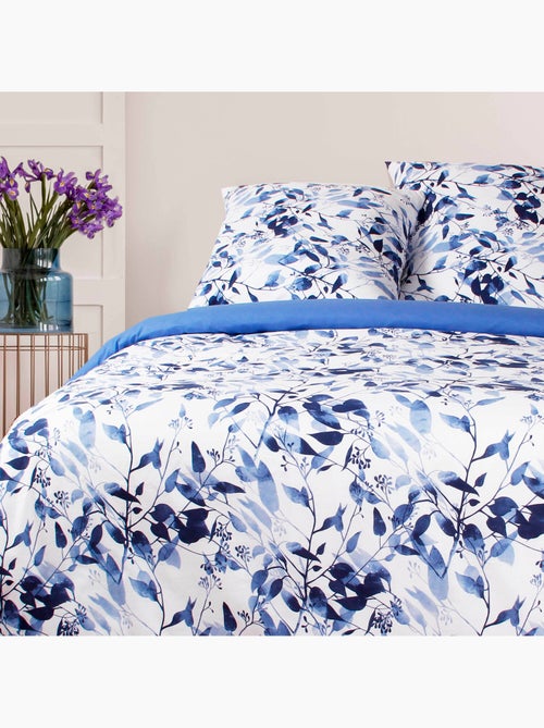 Juego de funda de edredón +funda de almohada  100% algodón "Leaves" - Kiabi
