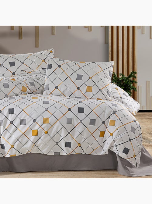 Juego de funda de edredón +funda de almohada 100% algodón - Kiabi Juego de funda de edredón +funda de almohada 100% algodón - Kiabi