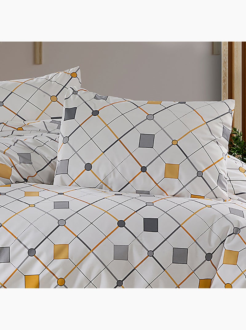 Juego de funda de edredón +funda de almohada 100% algodón Multicolor - Kiabi