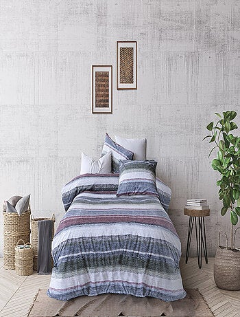 Juego de funda de edredón +funda de almohada 100% algodón