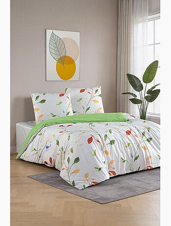 Juego de funda de edredón +funda de almohada 100% algodón