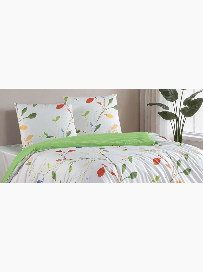 Juego de funda de edredón +funda de almohada 100% algodón Multicolor - Kiabi