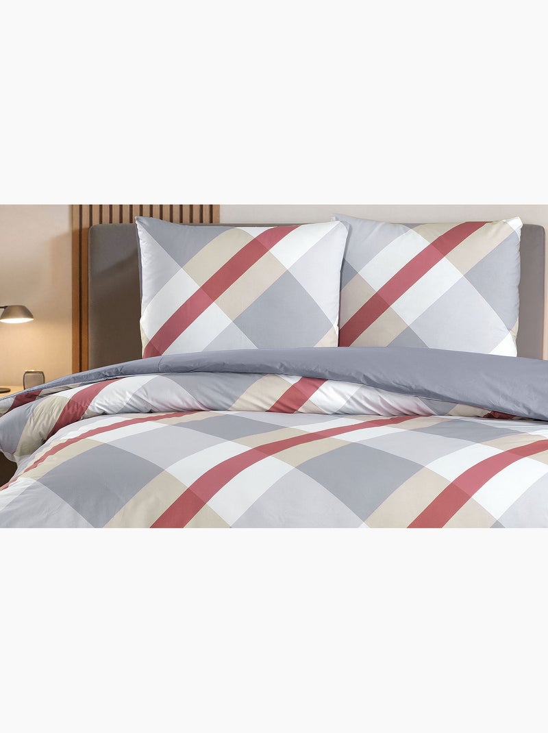 Juego de funda de edredón +funda de almohada 100% algodón Multicolor - Kiabi