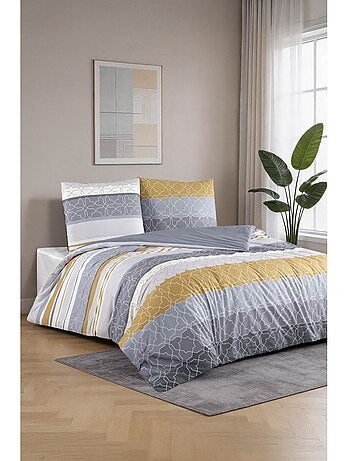 Juego de funda de edredón +funda de almohada 100% algodón