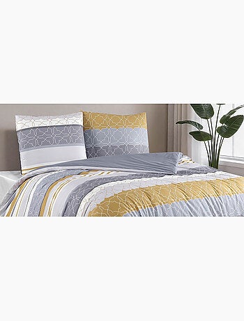 Juego de funda de edredón +funda de almohada 100% algodón