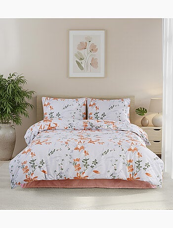 Juego de funda de edredón +funda de almohada 100% algodón