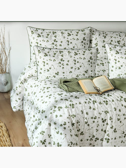 Juego de funda de edredón +funda de almohada 100% algodón "Parlin" - Kiabi Juego de funda de edredón +funda de almohada 100% algodón "Parlin" - Kiabi