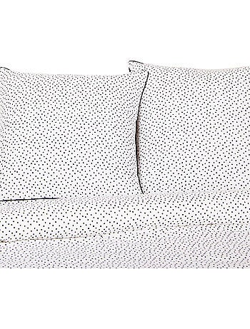 Juego de funda de edredón +funda de almohada 100% algodón "Points