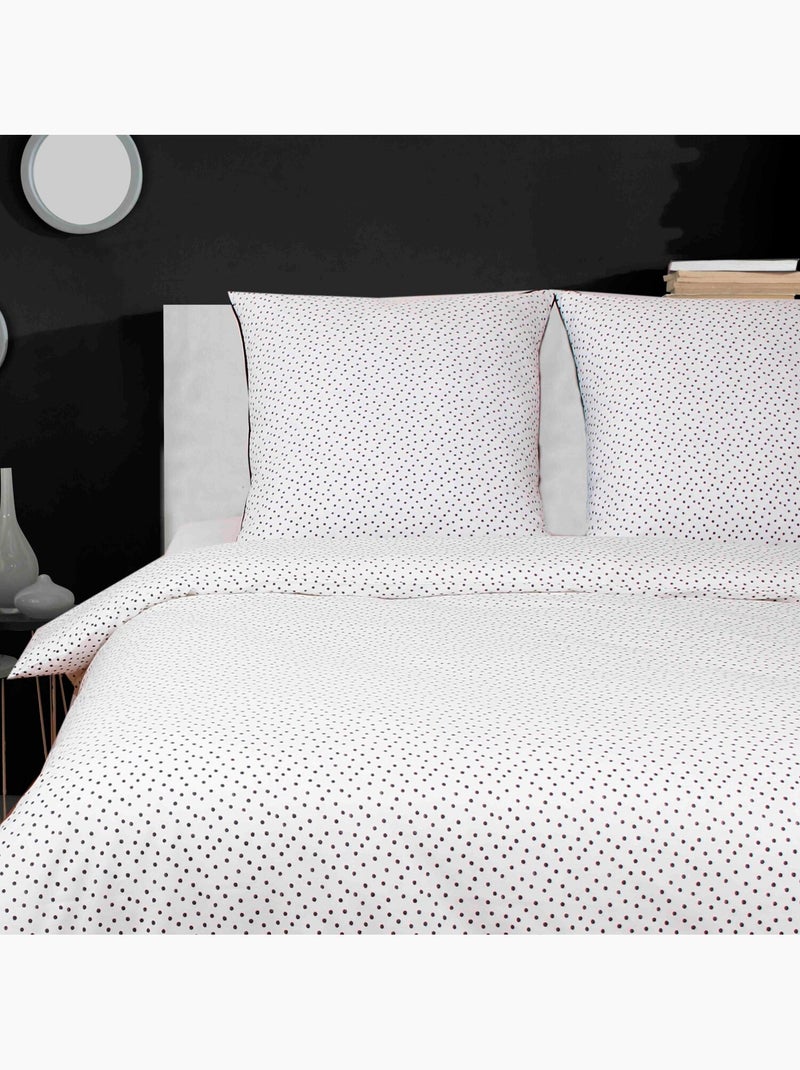 Juego de funda de edredón +funda de almohada  100% algodón "Points" Multicolor - Kiabi