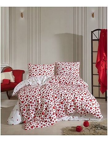 Juego de funda de edredón +funda de almohada 100% algodón