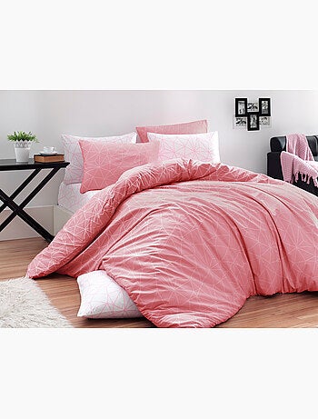 Juego de funda de edredón +funda de almohada 100% algodón