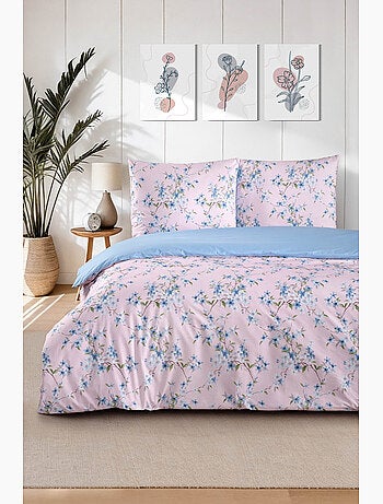 Juego de funda de edredón +funda de almohada 100% algodón