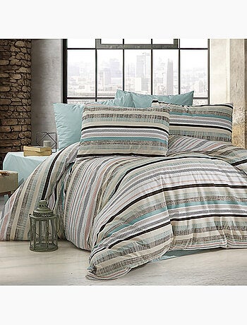 Juego de funda de edredón +funda de almohada 100% algodón